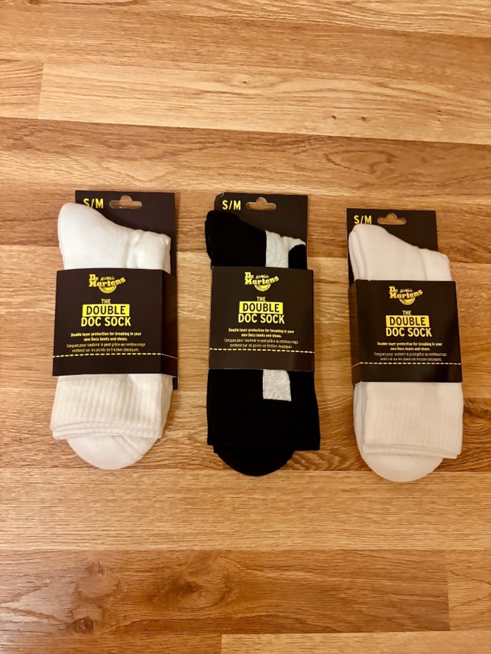 NWT 3 pairs of Dr. Martens Double Doc Sock